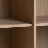 Wooden Storage Cabinet With 2 Doors And 4 Shelves - Linley
