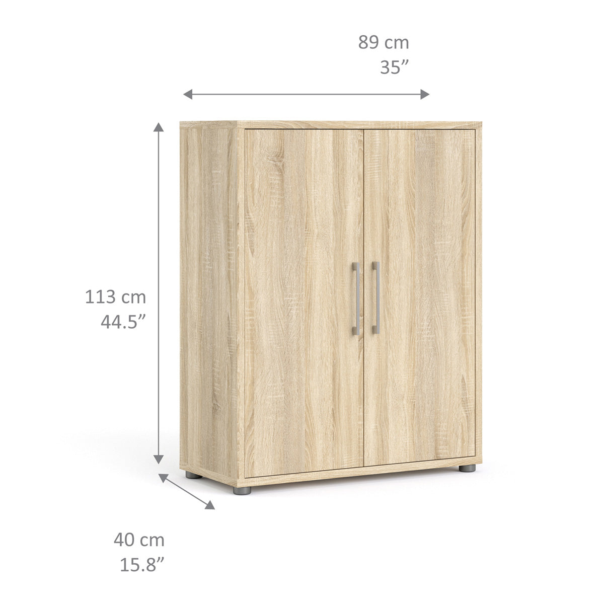Wooden Storage Cabinet With 2 Doors - Prima