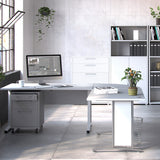 Wooden Storage Cabinet With 2 Drawers And 2 File Drawers - Prima