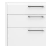 Wooden Storage Cabinet With 2 Drawers And 2 File Drawers - Prima