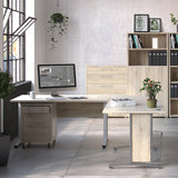 Wooden Storage Cabinet With 2 Drawers And 2 File Drawers - Prima