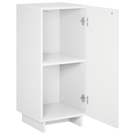 Wooden Storage Cabinet 33.5cm Wide With 1 Door - Vantage Home