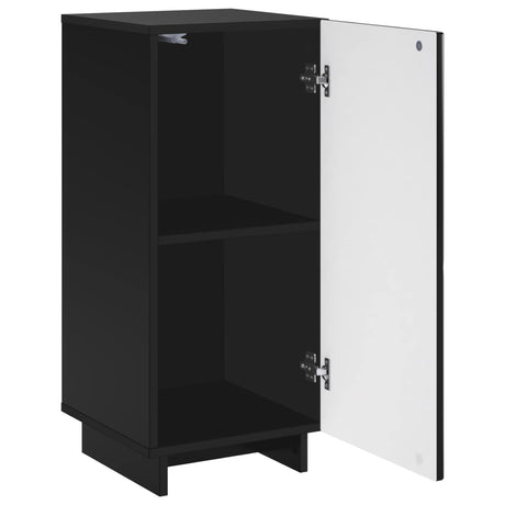 Wooden Storage Cabinet 33.5cm Wide With 1 Door - Vantage Home