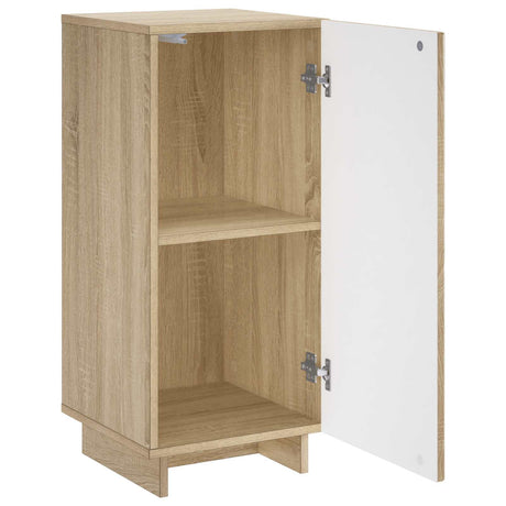 Wooden Storage Cabinet 33.5cm Wide With 1 Door - Vantage Home
