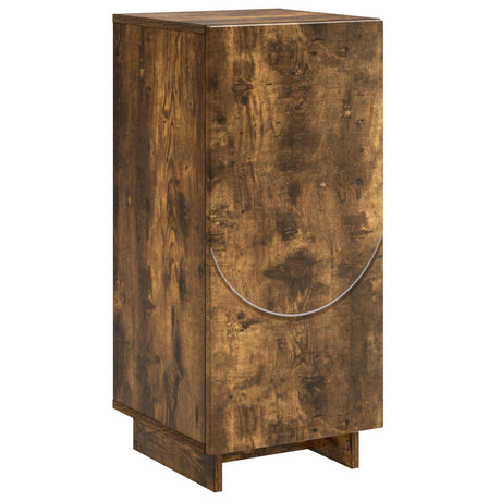Wooden Storage Cabinet 33.5cm Wide With 1 Door - Vantage Home