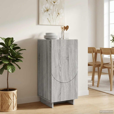 Wooden Storage Cabinet 33.5cm Wide With 1 Door - Vantage Home