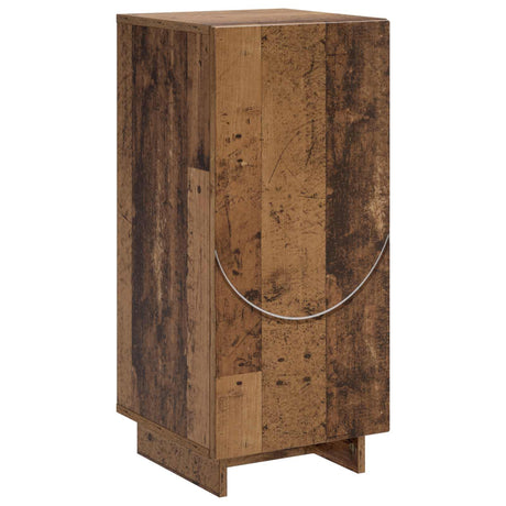 Wooden Storage Cabinet 33.5cm Wide With 1 Door - Vantage Home