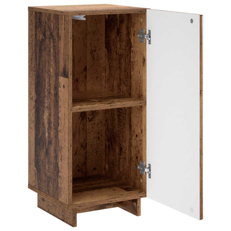 Wooden Storage Cabinet 33.5cm Wide With 1 Door - Vantage Home