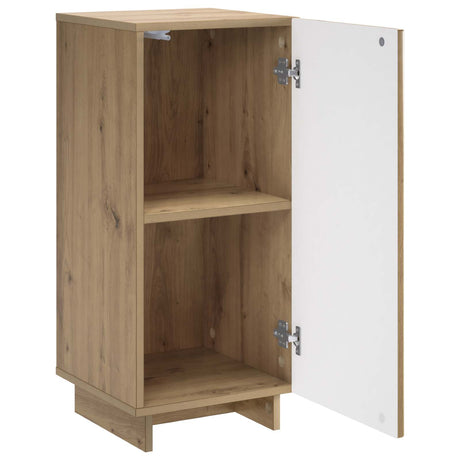 Wooden Storage Cabinet 33.5cm Wide With 1 Door - Vantage Home