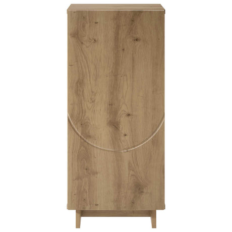 Wooden Storage Cabinet 33.5cm Wide With 1 Door - Vantage Home