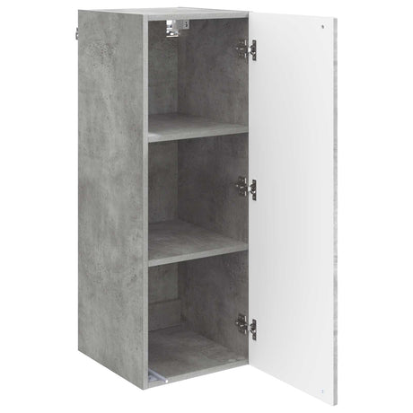 Wooden Storage Cabinet 33cm Wide Wall Hung With 1 Door - Vantage Home