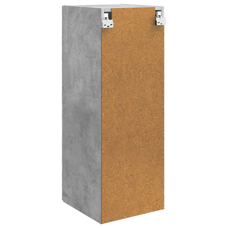 Wooden Storage Cabinet 33cm Wide Wall Hung With 1 Door - Vantage Home