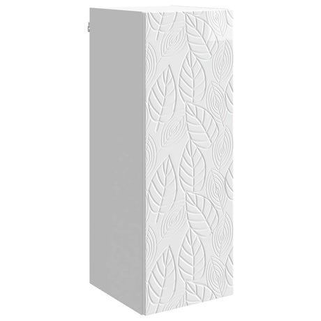 Wooden Storage Cabinet 33cm Wide Wall Hung With 1 Door - Vantage Home
