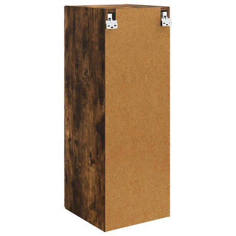 Wooden Storage Cabinet 33cm Wide Wall Hung With 1 Door - Vantage Home
