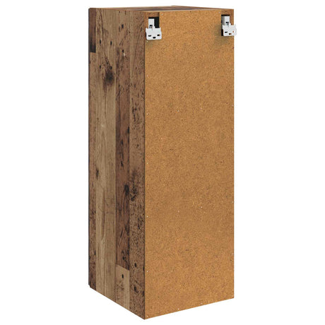 Wooden Storage Cabinet 33cm Wide Wall Hung With 1 Door - Vantage Home