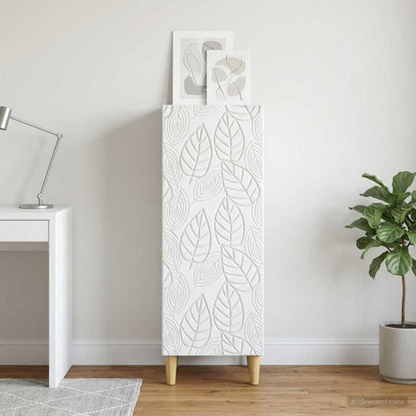 Wooden Storage Cabinet 33cm Wide With 1 Door - Vantage Home