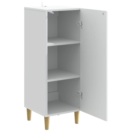 Wooden Storage Cabinet 33cm Wide With 1 Door - Vantage Home