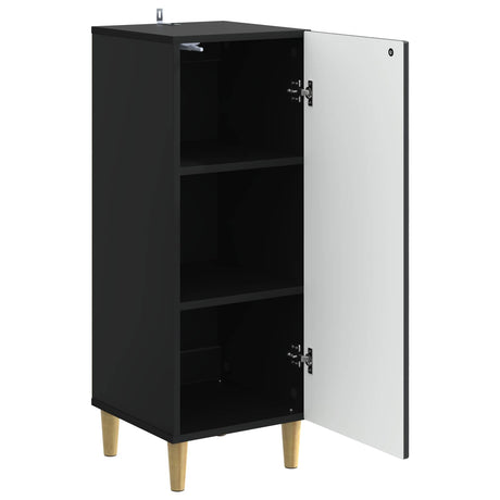 Wooden Storage Cabinet 33cm Wide With 1 Door - Vantage Home