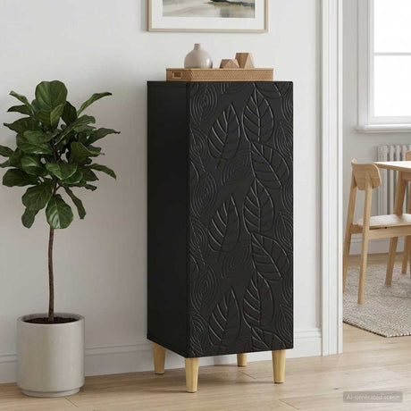 Wooden Storage Cabinet 33cm Wide With 1 Door - Vantage Home