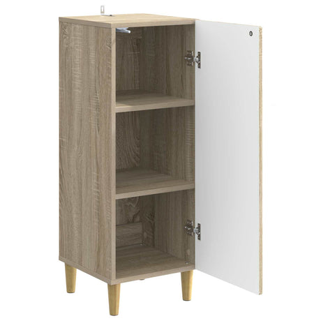 Wooden Storage Cabinet 33cm Wide With 1 Door - Vantage Home