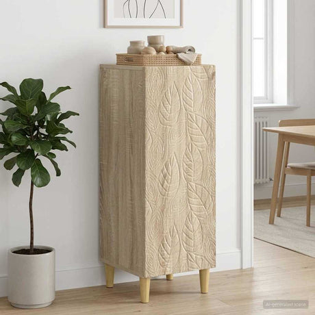 Wooden Storage Cabinet 33cm Wide With 1 Door - Vantage Home