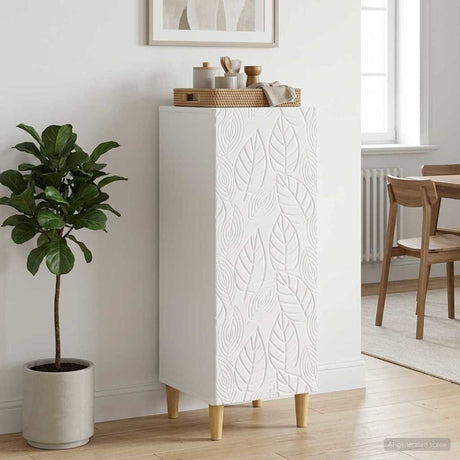 Wooden Storage Cabinet 33cm Wide With 1 Door - Vantage Home