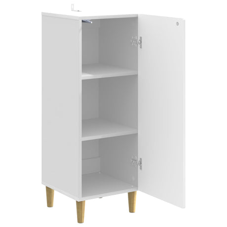 Wooden Storage Cabinet 33cm Wide With 1 Door - Vantage Home