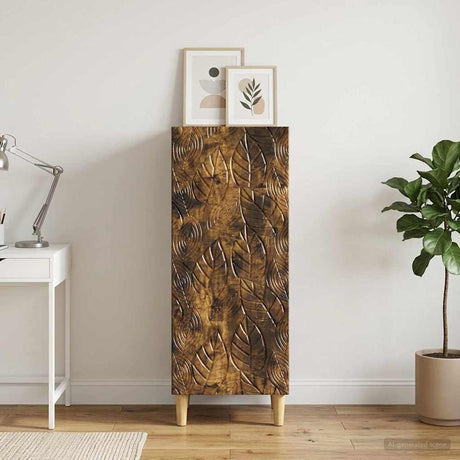 Wooden Storage Cabinet 33cm Wide With 1 Door - Vantage Home