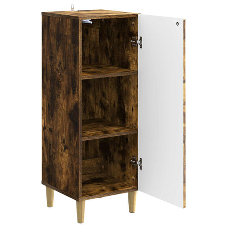 Wooden Storage Cabinet 33cm Wide With 1 Door - Vantage Home