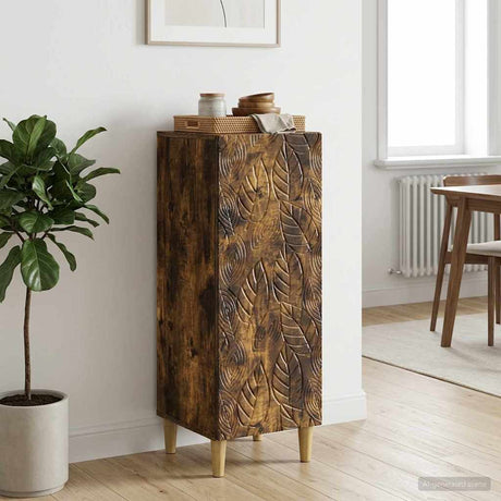 Wooden Storage Cabinet 33cm Wide With 1 Door - Vantage Home