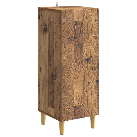 Wooden Storage Cabinet 33cm Wide With 1 Door - Vantage Home