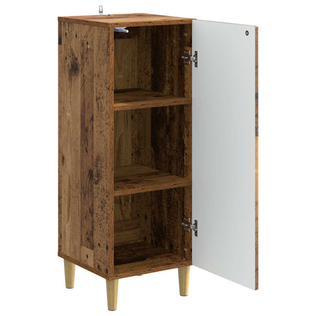Wooden Storage Cabinet 33cm Wide With 1 Door - Vantage Home