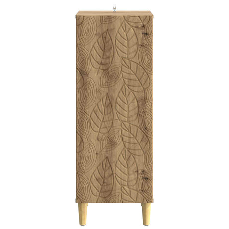Wooden Storage Cabinet 33cm Wide With 1 Door - Vantage Home
