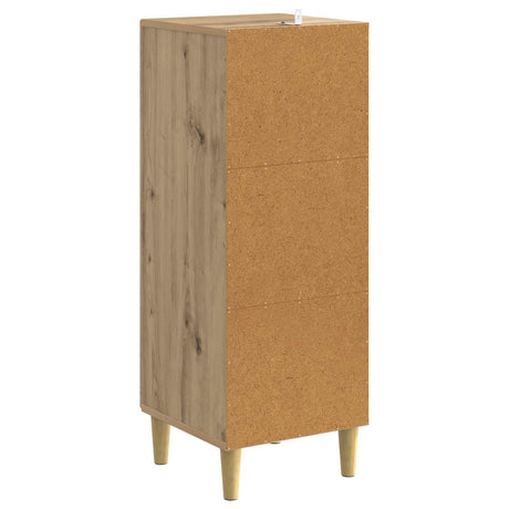 Wooden Storage Cabinet 33cm Wide With 1 Door - Vantage Home