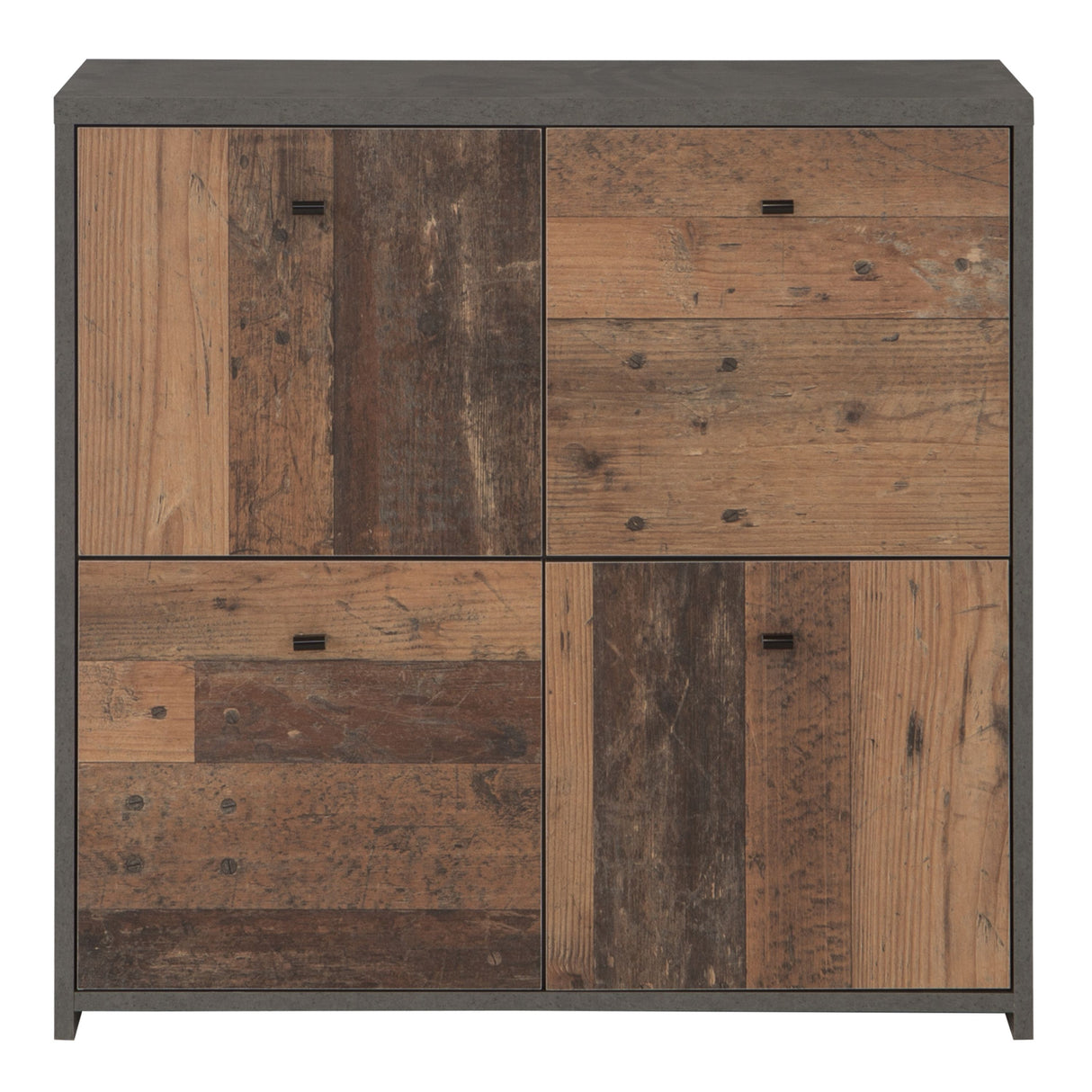 Wooden Storage Cabinet With 4 Doors - Best Chest
