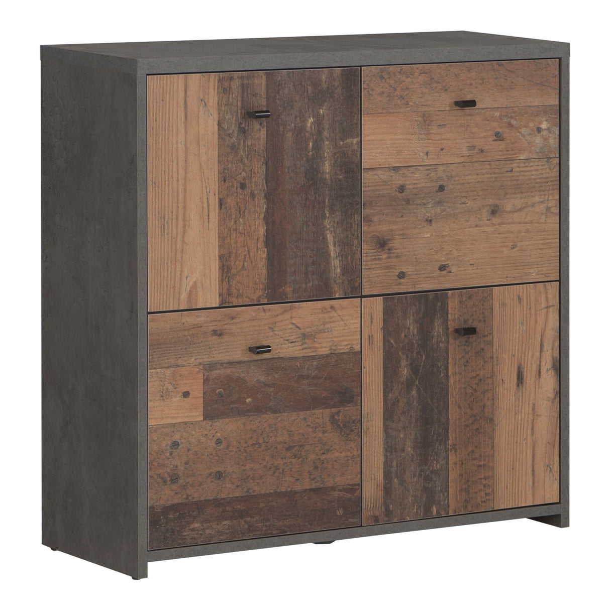 Wooden Storage Cabinet With 4 Doors - Best Chest