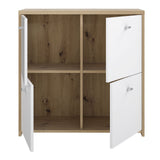 Wooden Storage Cabinet With 4 Doors - Best Chest