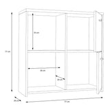 Wooden Storage Cabinet With 4 Doors - Best Chest