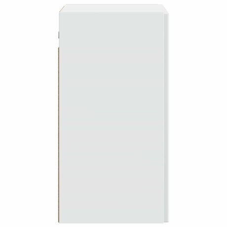 Wooden Storage Cabinet 59cm Wide Wall Hung With 2 Doors - Vantage Home