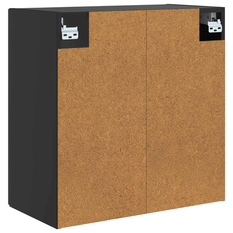 Wooden Storage Cabinet 59cm Wide Wall Hung With 2 Doors - Vantage Home