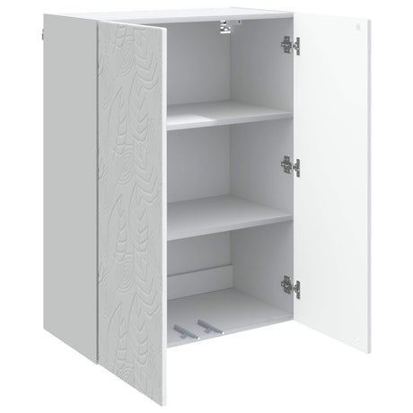 Wooden Storage Cabinet 66cm Wide Wall Hung With 2 Doors - Vantage Home