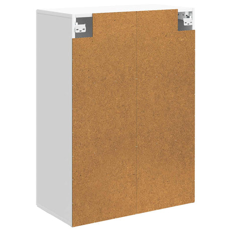Wooden Storage Cabinet 66cm Wide Wall Hung With 2 Doors - Vantage Home