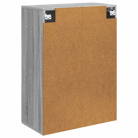 Wooden Storage Cabinet 66cm Wide Wall Hung With 2 Doors - Vantage Home