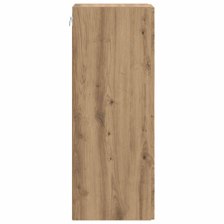 Wooden Storage Cabinet 66cm Wide Wall Hung With 2 Doors - Vantage Home