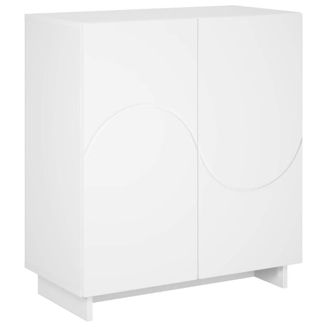 Wooden Storage Cabinet 67cm Wide With 2 Doors - Vantage Home