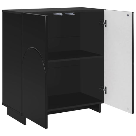 Wooden Storage Cabinet 67cm Wide With 2 Doors - Vantage Home