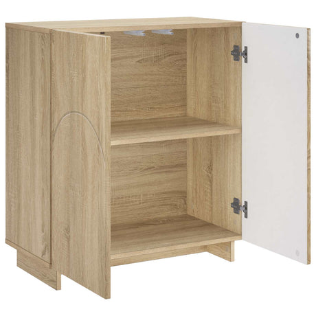 Wooden Storage Cabinet 67cm Wide With 2 Doors - Vantage Home