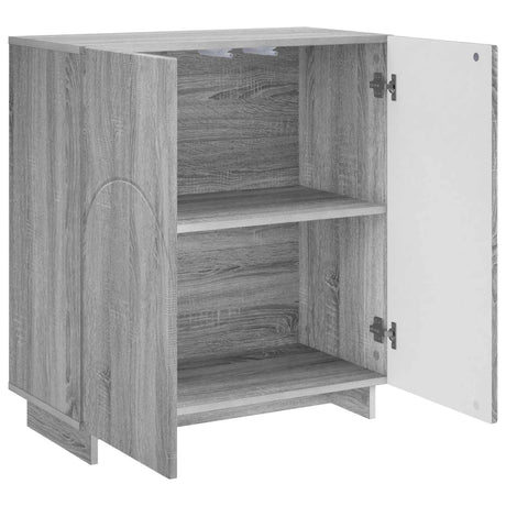Wooden Storage Cabinet 67cm Wide With 2 Doors - Vantage Home