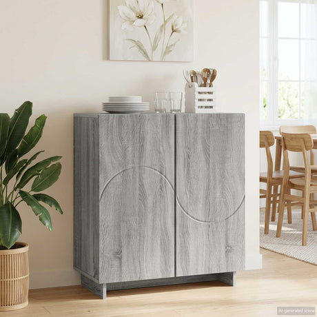 Wooden Storage Cabinet 67cm Wide With 2 Doors - Vantage Home