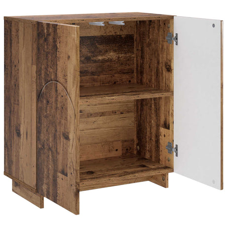 Wooden Storage Cabinet 67cm Wide With 2 Doors - Vantage Home